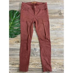 Joe's rust brown Flawless Vixen skinny jean